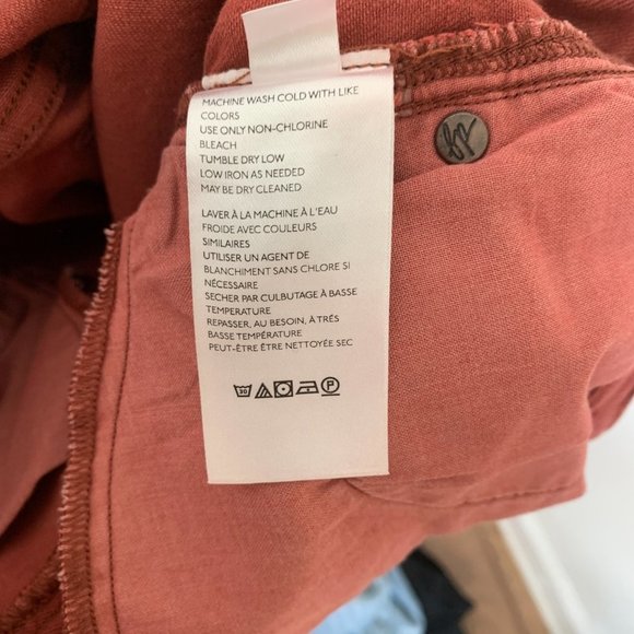 Free People Women's Skinny Jeans in Rust - Picture 5 of 6